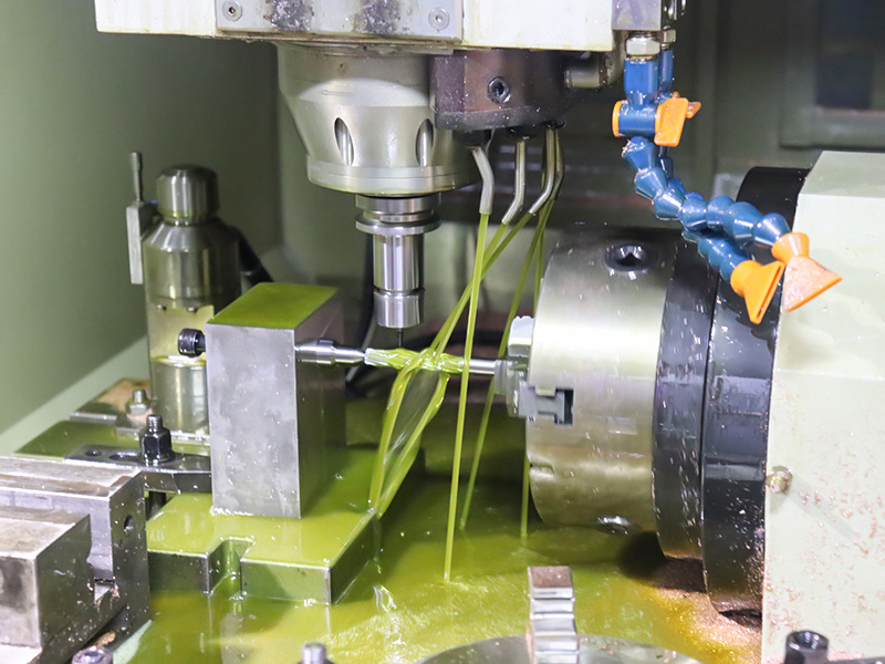 Precision four-axis machining